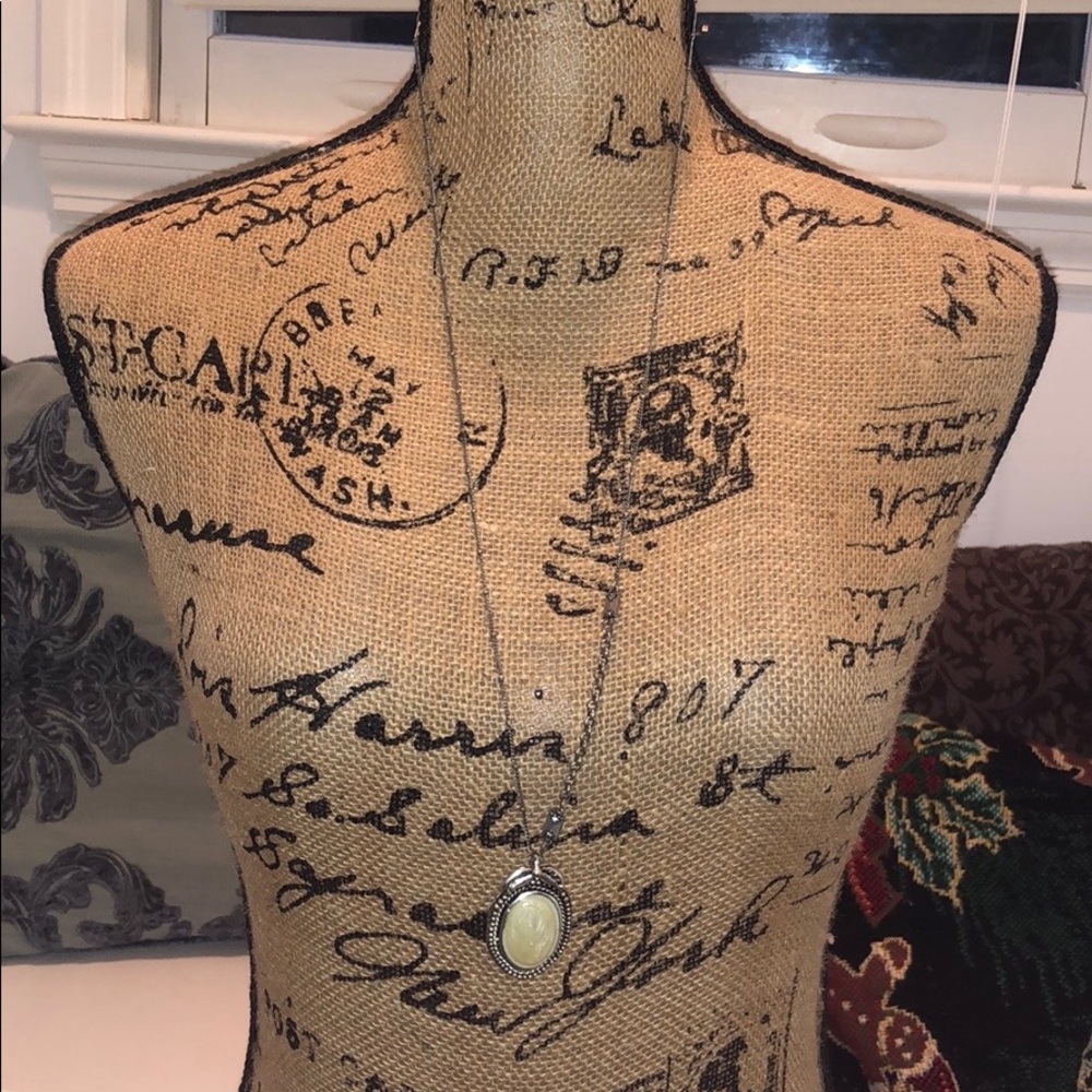 Long hanging necklace